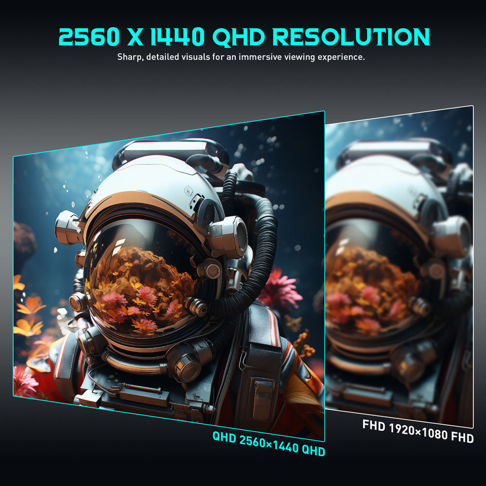 Herní monitor TITAN ARMY P32A2S2, 2560 x 1440 QHD FAST IPS panel, obnovovací frekvence 240 Hz, HDR400, 1ms GTG, režim GamePlus, adaptivní synchronizace, rozdělená obrazovka PIP/PBP, 2*HDMI 2.1 2*DP 1.4, podsvícení pro e-sporty, nastavitelný stojan