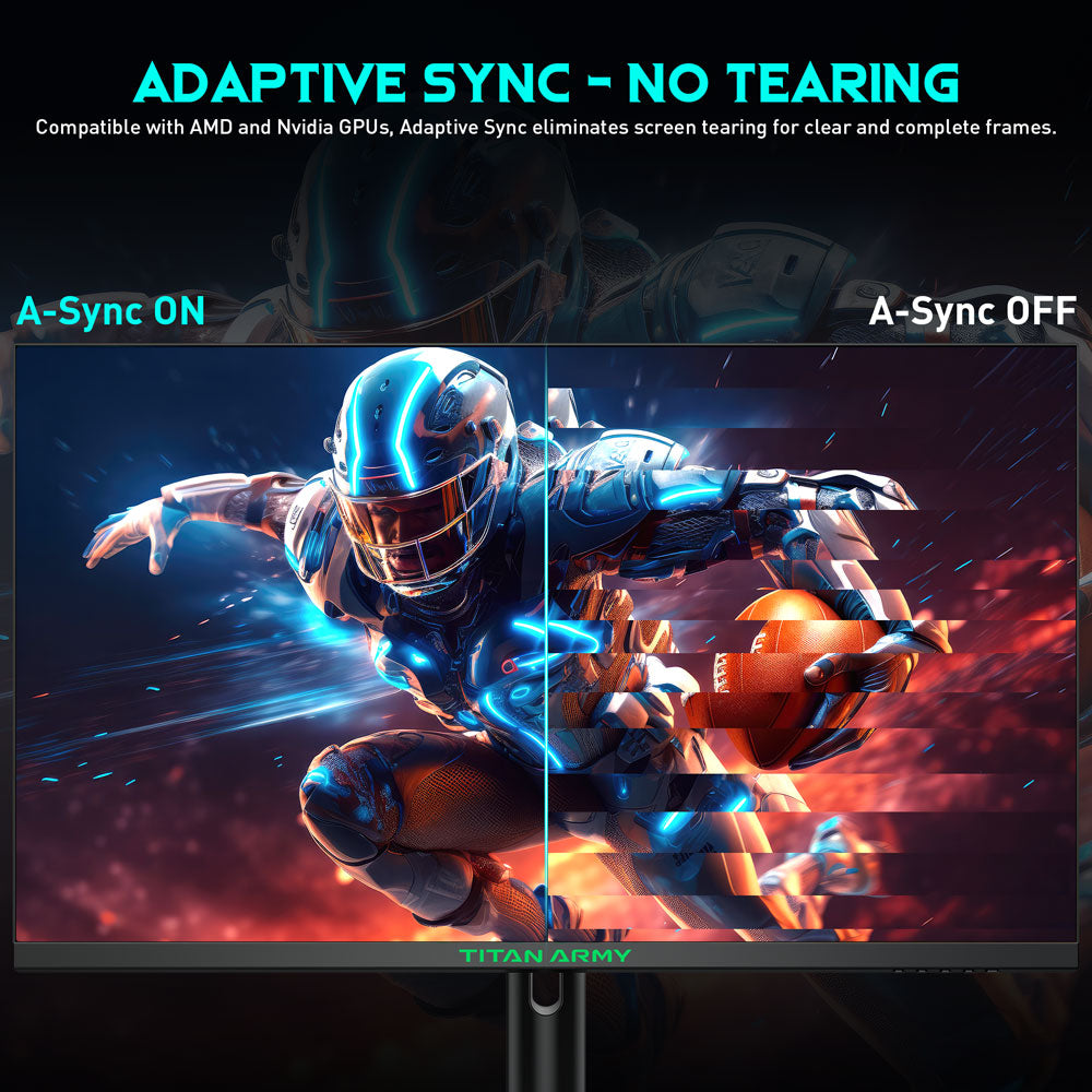 Herní monitor TITAN ARMY P32A2S2, 2560 x 1440 QHD FAST IPS panel, obnovovací frekvence 240 Hz, HDR400, 1ms GTG, režim GamePlus, adaptivní synchronizace, rozdělená obrazovka PIP/PBP, 2*HDMI 2.1 2*DP 1.4, podsvícení pro e-sporty, nastavitelný stojan