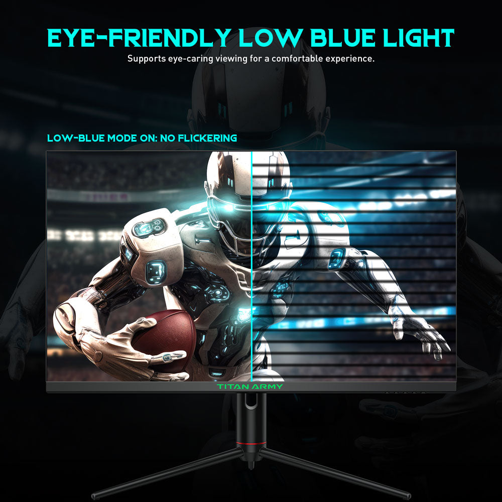 Herní monitor TITAN ARMY P32A2S2, 2560 x 1440 QHD FAST IPS panel, obnovovací frekvence 240 Hz, HDR400, 1ms GTG, režim GamePlus, adaptivní synchronizace, rozdělená obrazovka PIP/PBP, 2*HDMI 2.1 2*DP 1.4, podsvícení pro e-sporty, nastavitelný stojan