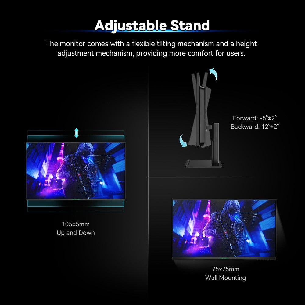 Komerční monitor TITAN ARMY P32H2U, 32palcová obrazovka s rozlišením 3840x2160 4K UHD, obnovovací frekvence 60 Hz, jas HDR10, nízká hladina modrého světla, vestavěný reproduktor, 95% barevný gamut DCI-P3, 65W plně vybavený port USB-C, držák VESA