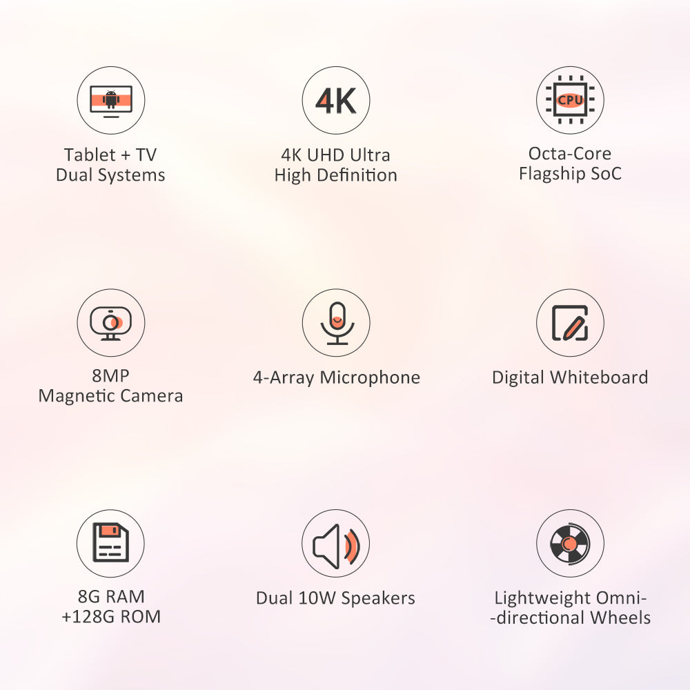 Přenosná chytrá obrazovka Titan Army V32D4U Pro Flat 16:9 VA UHD 76Hz s výkonným čipsetem a několika režimy připojení