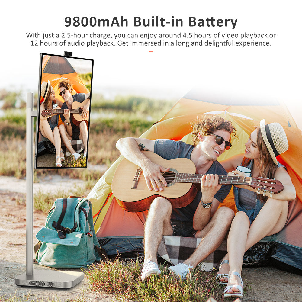 Přenosná chytrá obrazovka Titan Army V32D4U Pro Flat 16:9 VA UHD 76Hz s výkonným čipsetem a několika režimy připojení