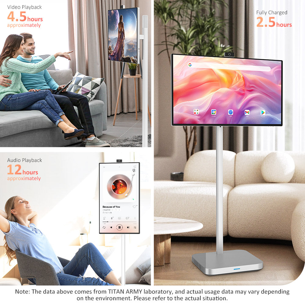 Přenosná chytrá obrazovka Titan Army V32D4U Pro Flat 16:9 VA UHD 76Hz s výkonným čipsetem a několika režimy připojení