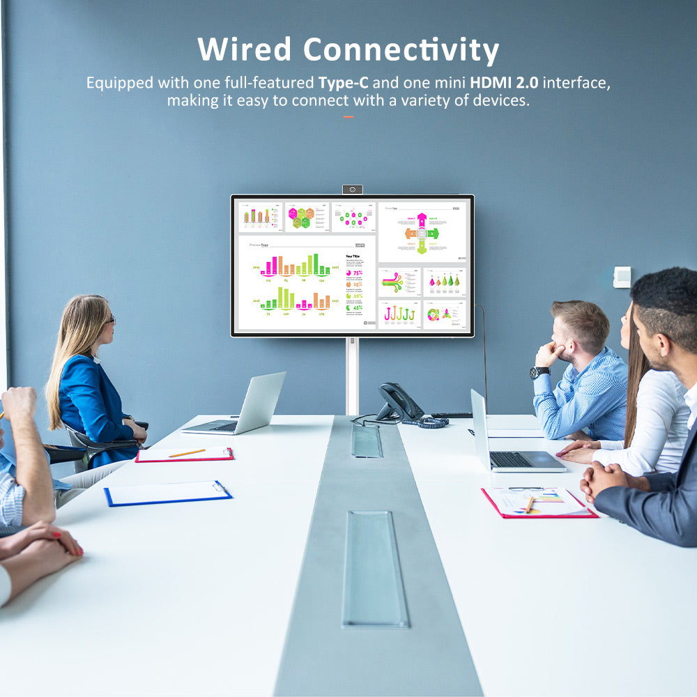 Přenosná chytrá obrazovka Titan Army V32D4U Pro Flat 16:9 VA UHD 76Hz s výkonným čipsetem a několika režimy připojení