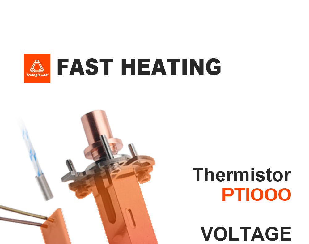 Trianglelab CHC XL kapalinou chlazený hotend odolný proti opotřebení pro 3D tiskárny FDM