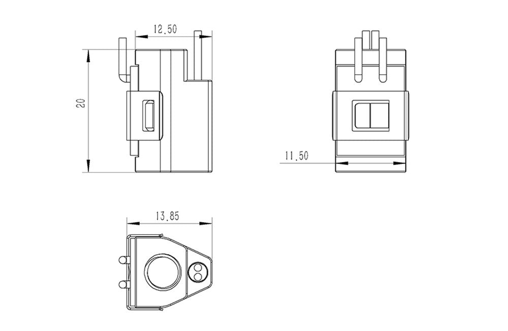 Trianglelab CHCB-V TD6S MODE A Hotend pro 3D tiskárnu Voron