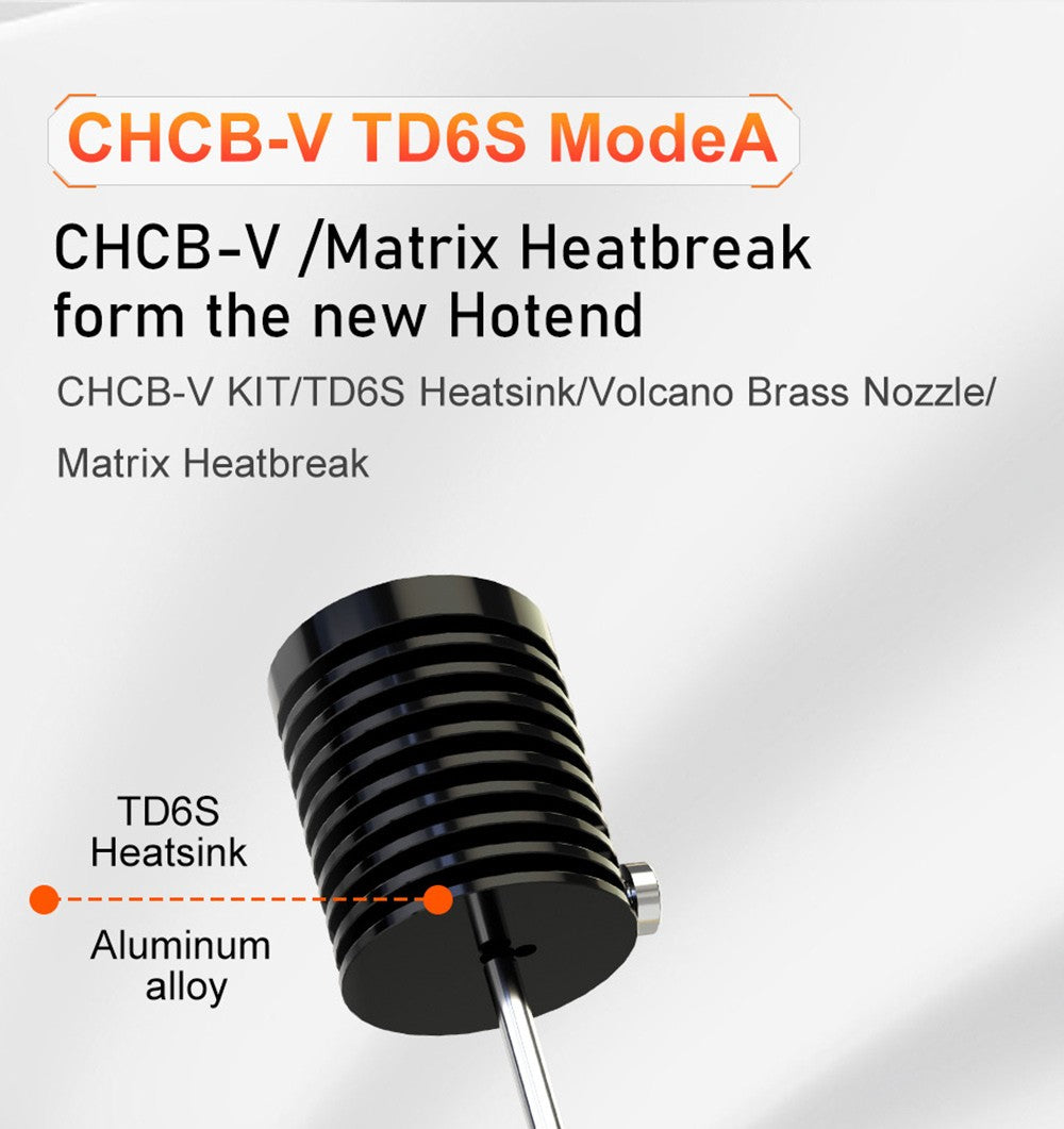 Trianglelab CHCB-V TD6S MODE A Hotend pro 3D tiskárnu Voron