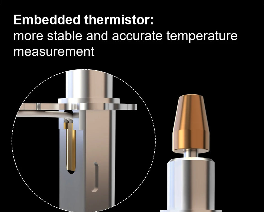 Trianglelab Rapido ACE HF Hotend - termistor PT1000, kompatibilní s Dragon/Rapido, adaptér V6