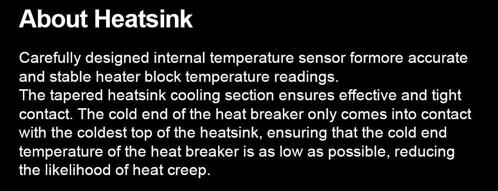 Trianglelab Rapido ACE HF Hotend - termistor PT1000, kompatibilní s Dragon/Rapido, adaptér V6