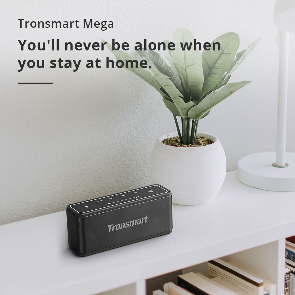 Reproduktor Tronsmart Element Mega SoundPulse™ Bluetooth 5.0 s výkonným maximálním výstupem 40 W, 3D digitálním zvukem, TWS intuitivním dotykovým ovládáním - černý