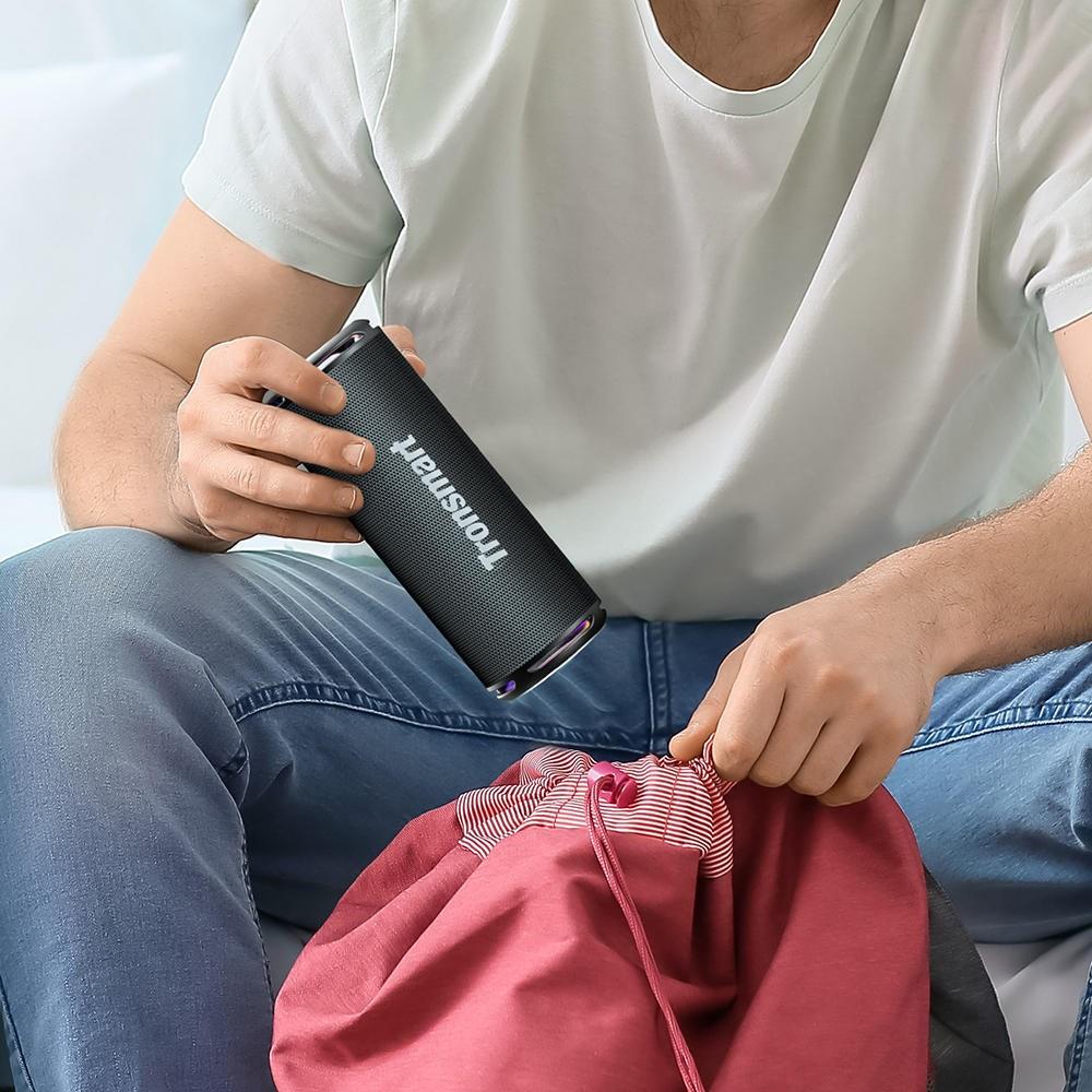 Přenosný Bluetooth reproduktor Tronsmart T7 Lite 24W, vodotěsný IPX7, baterie 4000 mAh, Bluetooth 5.3, černý