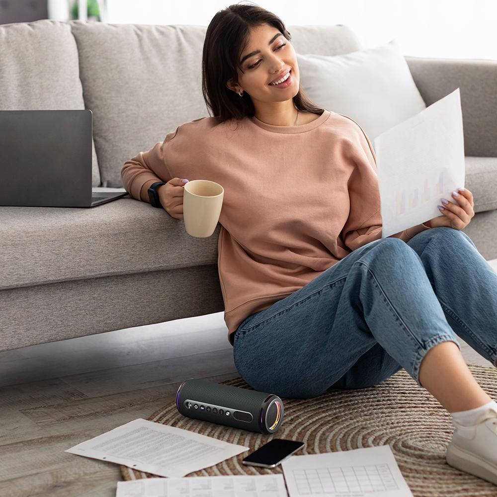 Přenosný Bluetooth reproduktor Tronsmart T7 Lite 24W, vodotěsný IPX7, baterie 4000 mAh, Bluetooth 5.3, černý