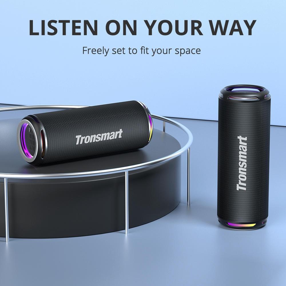 Přenosný Bluetooth reproduktor Tronsmart T7 Lite 24W, vodotěsný IPX7, baterie 4000 mAh, Bluetooth 5.3, černý