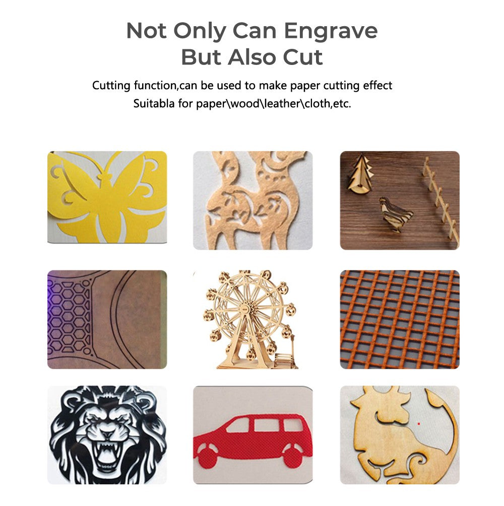 Tronxy Marker40 5,5W DIY laserový gravírovací CNC laserový gravírovací řezací stroj s gravírovací plochou 420x400 mm