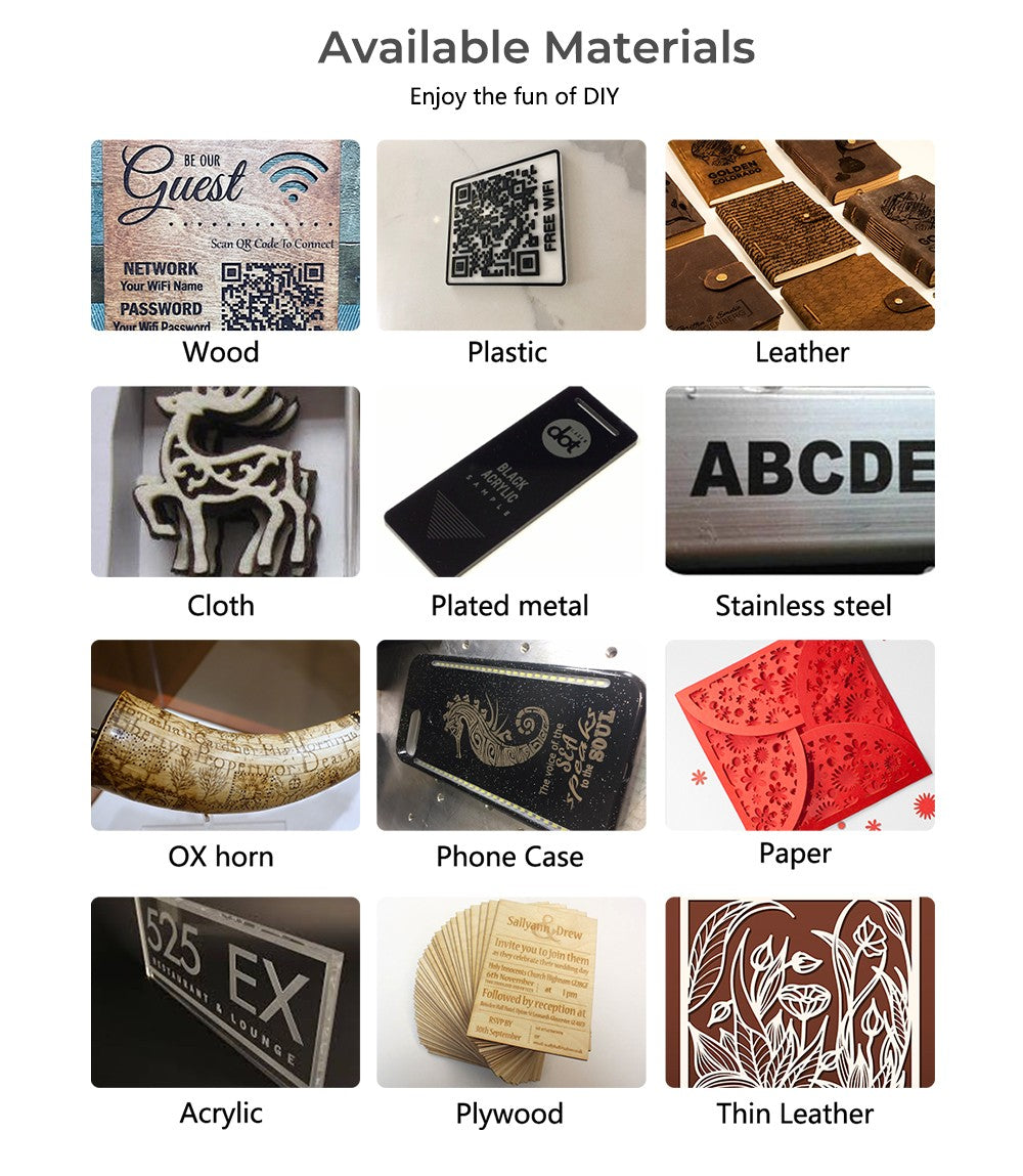 Tronxy Marker40 5,5W DIY laserový gravírovací CNC laserový gravírovací řezací stroj s gravírovací plochou 420x400 mm