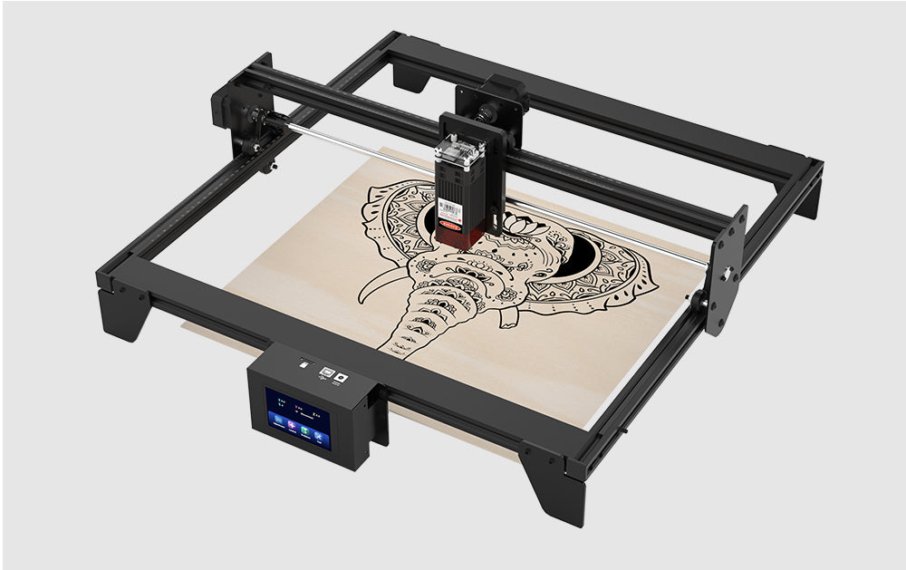Tronxy Marker40 5,5W DIY laserový gravírovací CNC laserový gravírovací řezací stroj s gravírovací plochou 420x400 mm