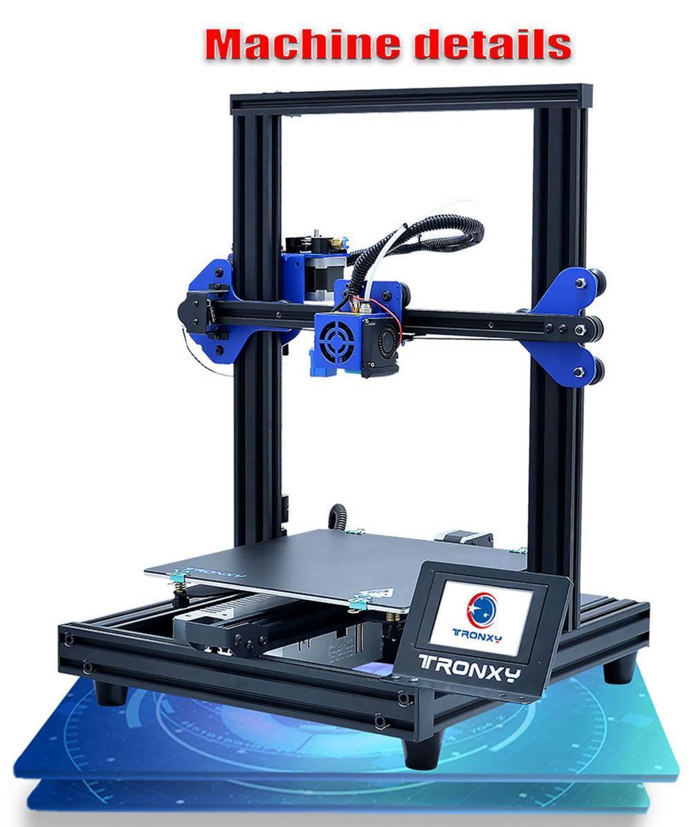 3D tiskárna TRONXY XY-2 Pro Titan, titanový extruder, detekce vybití filamentu, ultratiché obnovení tisku, 255x255x245 mm