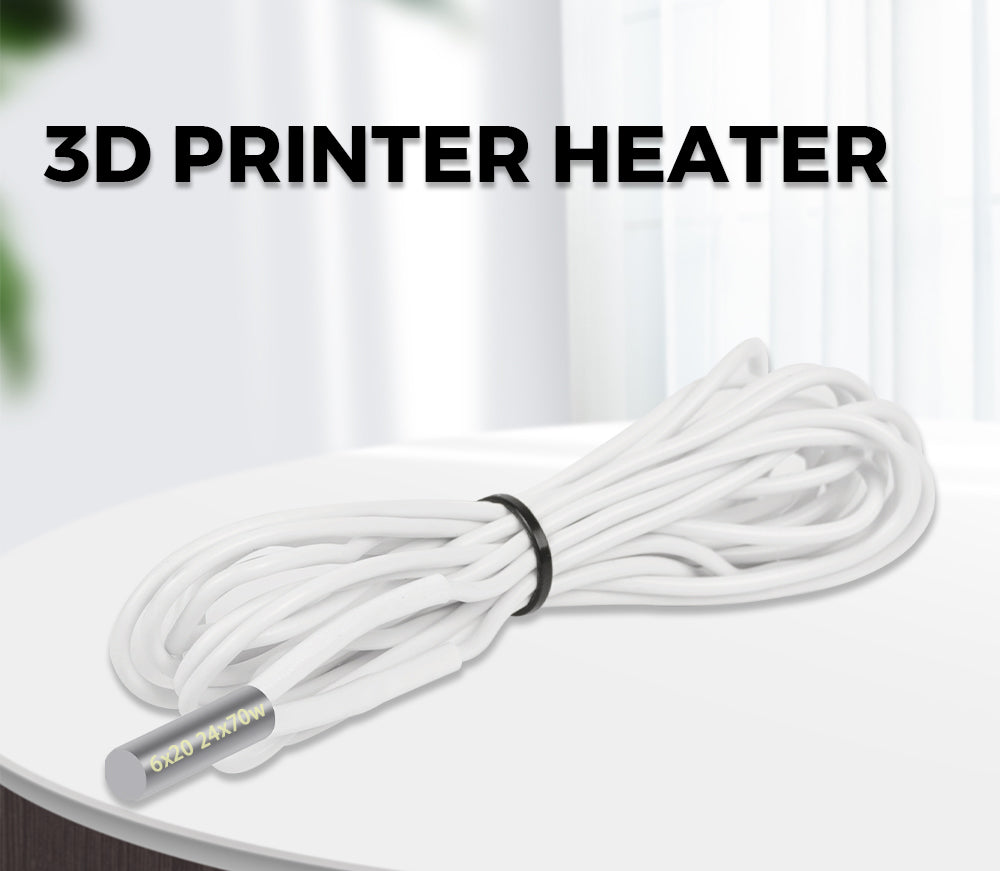 Topný kabel TWO TREES 12V 70W, senzor teploty topné trubky T-D500 pro 3D tiskárnu Volcano E3D V6