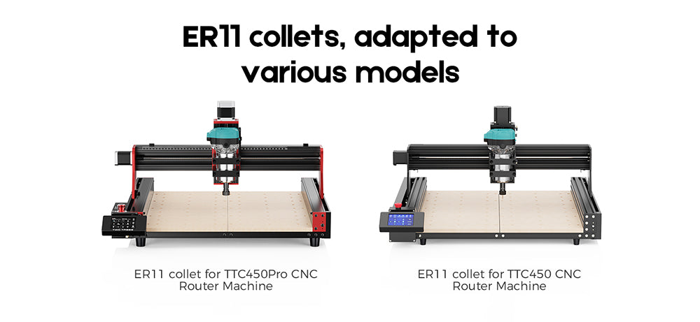 TWO TREES 800W 30 000 ot./min. frézka na dřevo, šest rychlostí, pro řadu TTC450