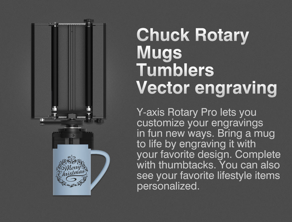 Rotační modul s rotačním upínacím sklíčidlem TWO TREES TR2 Pro Rotary 4 v 1