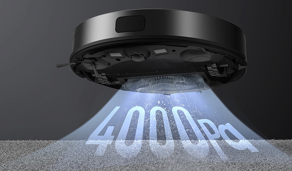 Robotický vysavač Ultenic D10, 15min LiDAR rychlá mapa, sací tlak 4000 Pa, doba chodu 120min, automatické zesílení koberců, zóna No Go, časový plán, dálkové ovládání Siri/Alexa/APP, pro tvrdé dřevo, dlaždice, koberce atd.