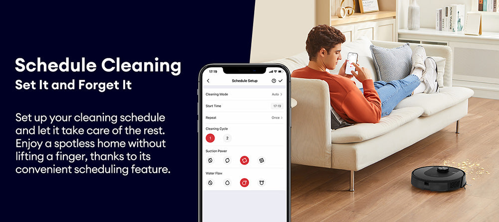 Robotický vysavač Ultenic D10, 15min LiDAR rychlá mapa, sací tlak 4000 Pa, doba chodu 120min, automatické zesílení koberců, zóna No Go, časový plán, dálkové ovládání Siri/Alexa/APP, pro tvrdé dřevo, dlaždice, koberce atd.