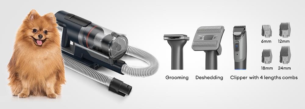 Bezdrátový vysavač Ultenic FS1 s automatickým vyprazdňováním, sací tlak 30 kPa, motor 450 W, 4 rychlostní režimy, 5vrstvá filtrace, doba provozu až 60 minut, vyjímatelná baterie, dotykový displej