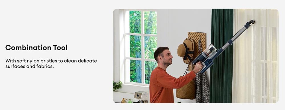 Bezdrátový vysavač Ultenic FS1 s automatickým vyprazdňováním, sací tlak 30 kPa, motor 450 W, 4 rychlostní režimy, 5vrstvá filtrace, doba provozu až 60 minut, vyjímatelná baterie, dotykový displej