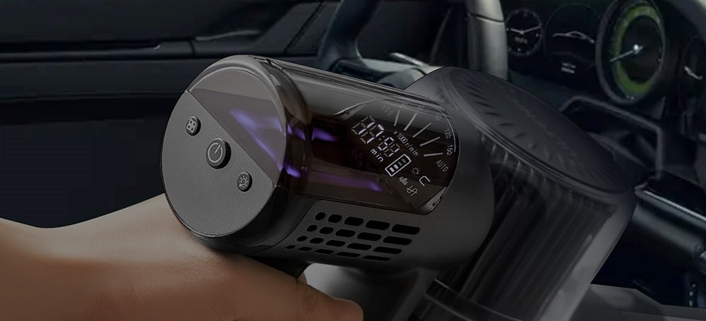 Bezdrátový vysavač Ultenic U12 Vesla, sací tlak 30 kPa, motor 450 W, nádoba na prach 1 l, doba provozu až 45 minut, vyjímatelná baterie, LED světlomety