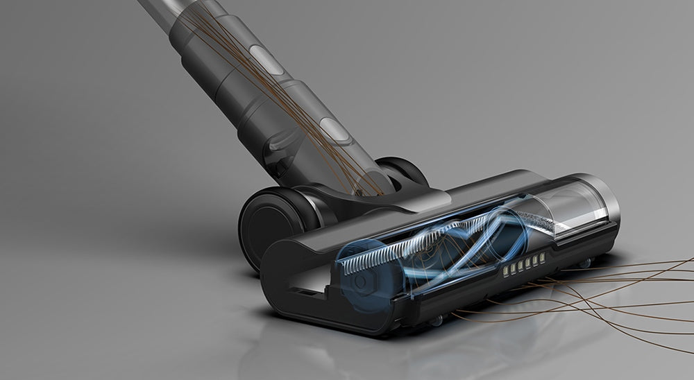 Bezdrátový vysavač Ultenic U12 Vesla, sací tlak 30 kPa, motor 450 W, nádoba na prach 1 l, doba provozu až 45 minut, vyjímatelná baterie, LED světlomety