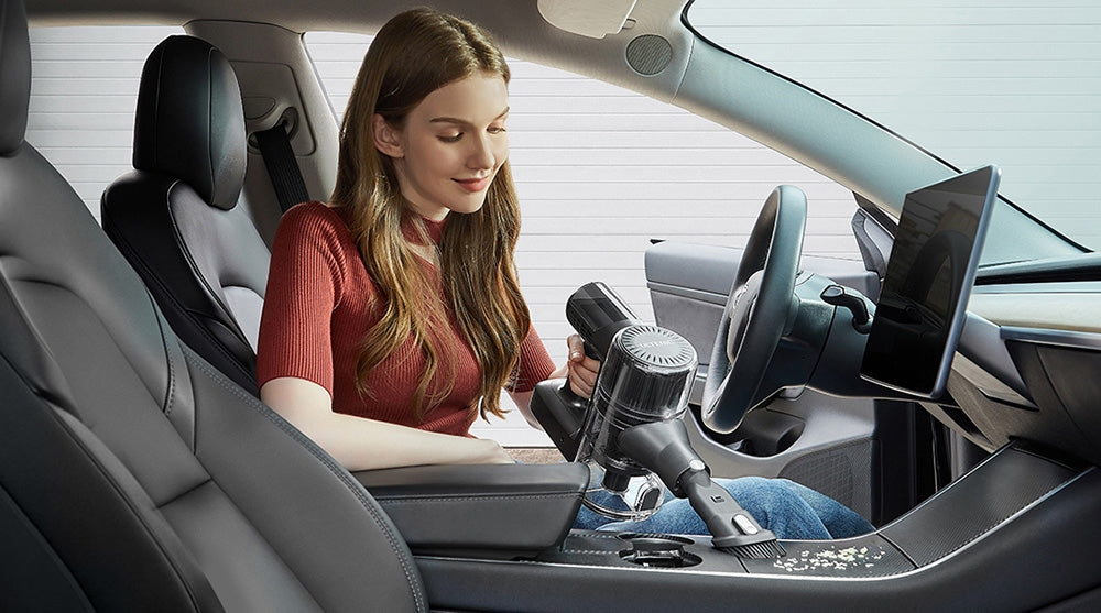 Bezdrátový vysavač Ultenic U12 Vesla, sací tlak 30 kPa, motor 450 W, nádoba na prach 1 l, doba provozu až 45 minut, vyjímatelná baterie, LED světlomety