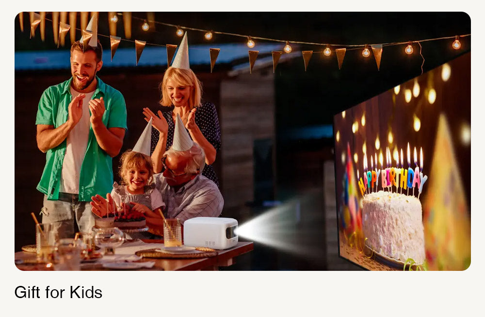 Přenosný projektor ULTIMEA Apollo P10, 300 ANSI, dekódování 1080p, nativní 720p, WiFi 2,4 GHz/5 GHz