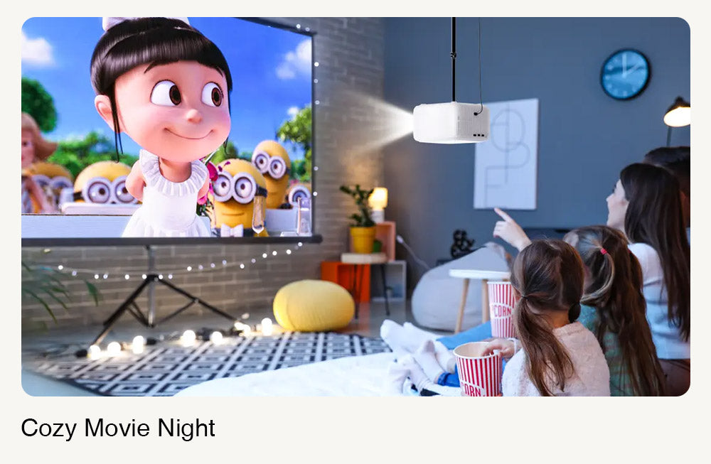 Přenosný projektor ULTIMEA Apollo P10, 300 ANSI, dekódování 1080p, nativní 720p, WiFi 2,4 GHz/5 GHz