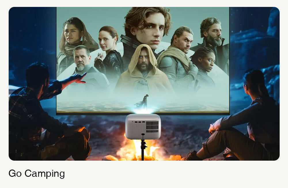 Přenosný projektor ULTIMEA Apollo P10, 300 ANSI, dekódování 1080p, nativní 720p, WiFi 2,4 GHz/5 GHz