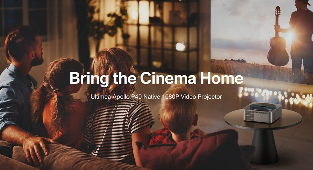 Projektor Ultimea Apollo P40 s nativním rozlišením 1080P a LCD, 700 lumenů