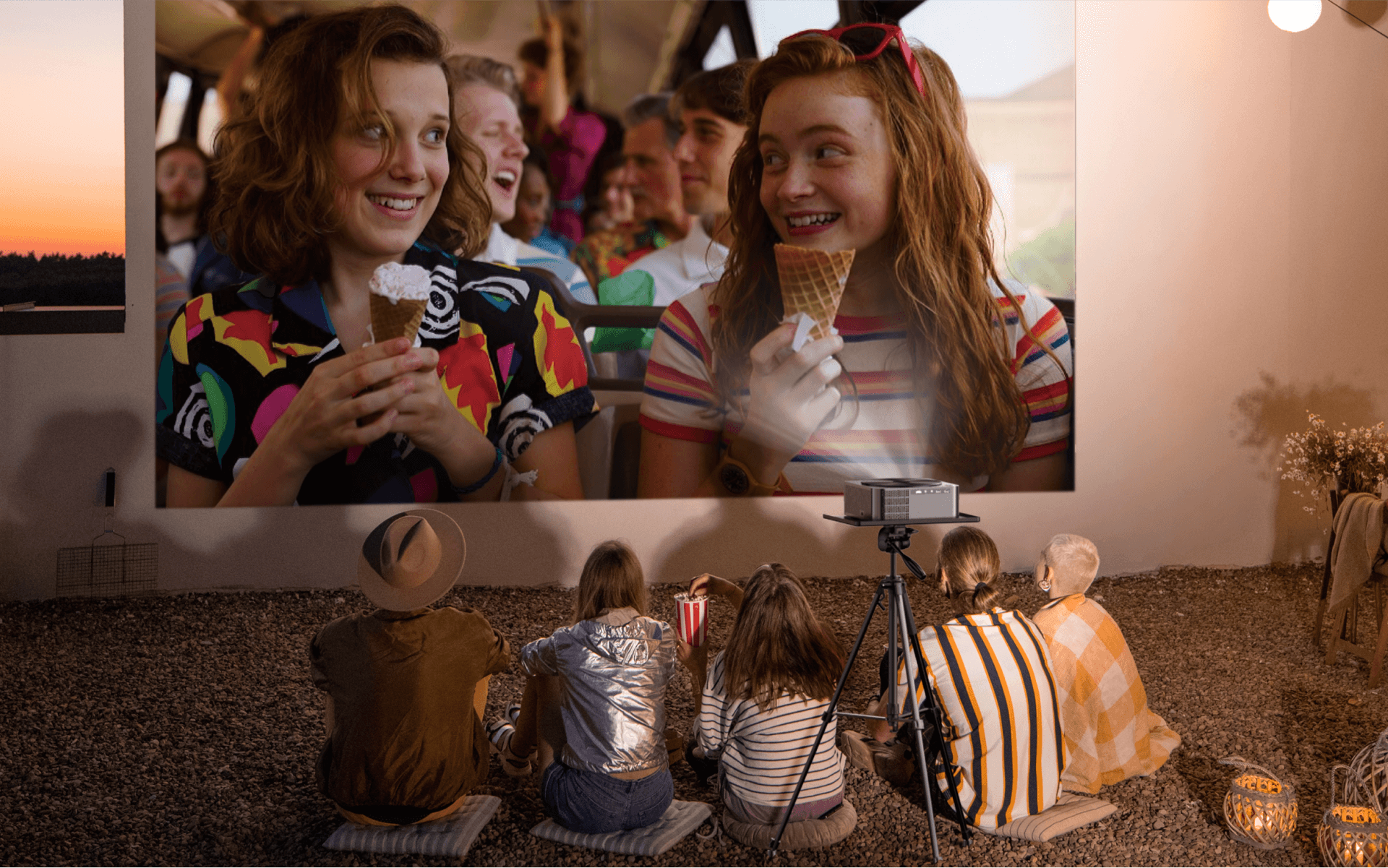 Projektor Ultimea Apollo P40 s nativním rozlišením 1080P LCD