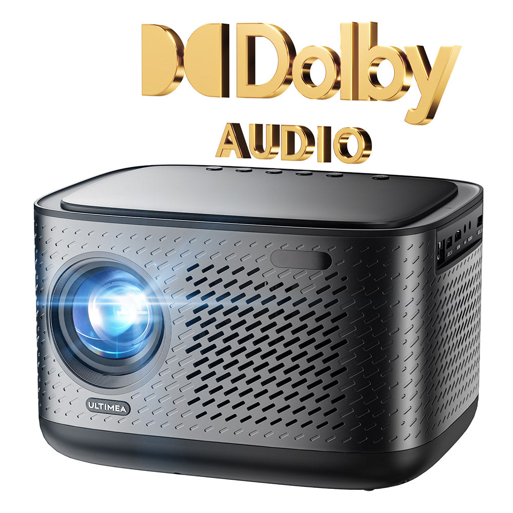 Projektor Ultimea Apollo P50, 800 ANSI lumenů, nativní rozlišení 1080p, Dolby Audio, automatické přizpůsobení obrazovky a vyhýbání se objektům, WiFi 6, Bluetooth 5.3