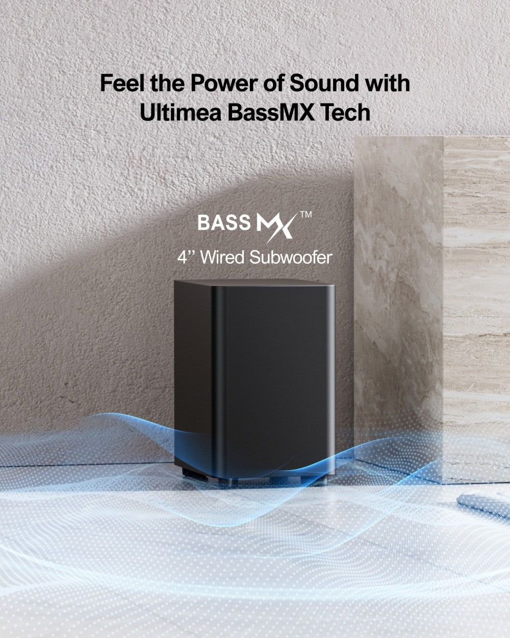 ULTIMEA Aura A50 Pro 5.1 soundbar, Dolby Atmos, systém prostorového zvuku pro TV, ovládání aplikací, 2 prostorové reproduktory, HDMI eARC/OPT/AUX/BT