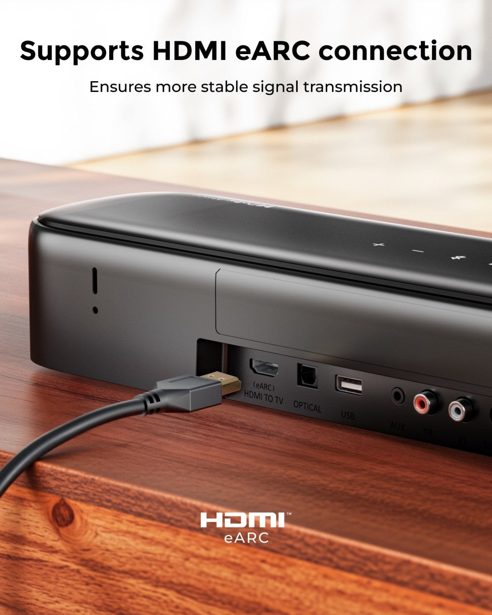 ULTIMEA Aura A60 7.1 soundbar, chytrá aplikace a hlasové ovládání, technologie BassMX, špičkový výkon 350 W, HDMI eARC, 4 prostorové reproduktory, pro chytré televizory