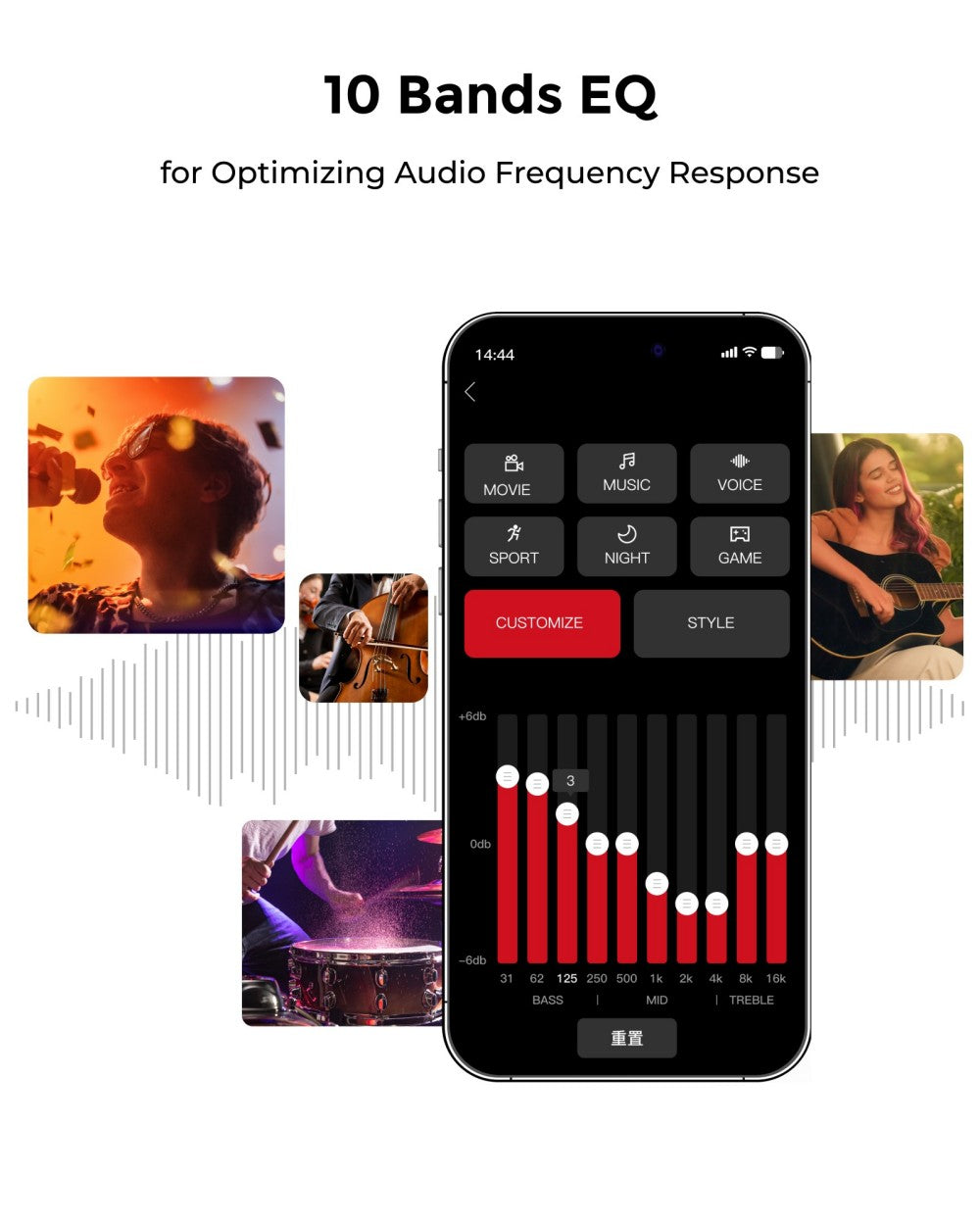 ULTIMEA Aura A60 7.1 soundbar, chytrá aplikace a hlasové ovládání, technologie BassMX, špičkový výkon 350 W, HDMI eARC, 4 prostorové reproduktory, pro chytré televizory