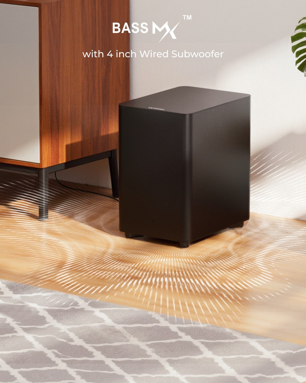 ULTIMEA Aura A60 7.1 soundbar, chytrá aplikace a hlasové ovládání, technologie BassMX, špičkový výkon 350 W, HDMI eARC, 4 prostorové reproduktory, pro chytré televizory