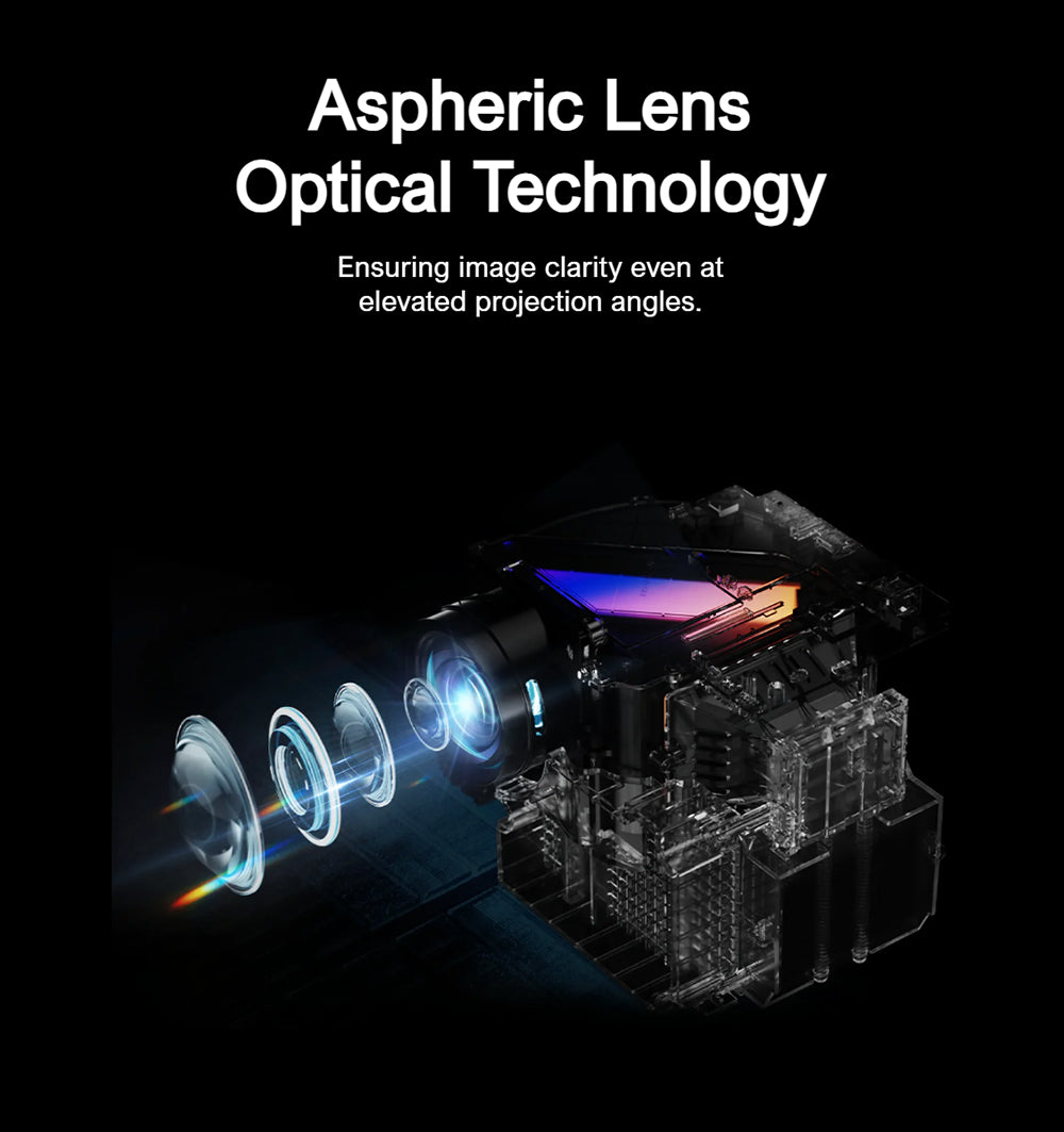 Projektor ULTIMEA Nova C40 s kardanovým stojanem, 600 ANSI, 4K dekódování, nativní 1080P, Bluetooth 5.3, Android TV 11.0, Dolby Audio, automatické ostření a korekce lichoběžníkového zkreslení