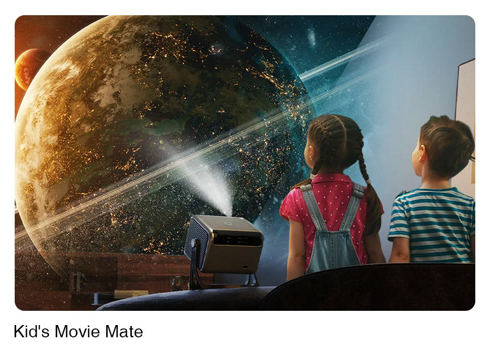 Projektor ULTIMEA Nova C40 s kardanovým stojanem, 600 ANSI, 4K dekódování, nativní 1080P, Bluetooth 5.3, Android TV 11.0, Dolby Audio, automatické ostření a korekce lichoběžníkového zkreslení