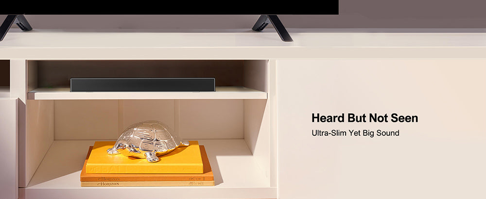 Soundbar ULTIMEA Nova S40 s kabelovým subwooferem, 2.1 kanálový, dálkové ovládání, režim Film/Hudba/Hra, připojení ARC/optické/AUX/USB/Bluetooth 5.3, pro hraní her s TV a PC