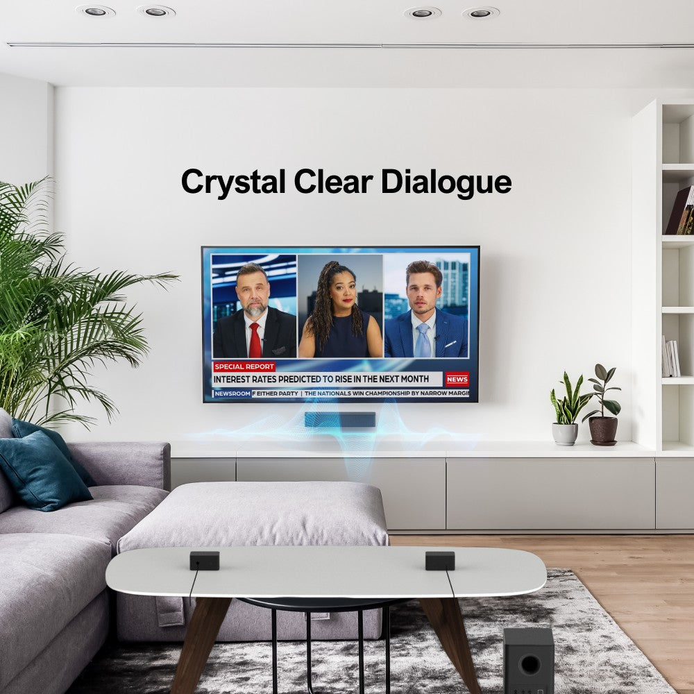 Reproduktorová sada Ultimea Poseidon D60 Soundbar se subwooferem, Dolby Atmos 5.1, nastavitelná úroveň prostorového zvuku, více režimů