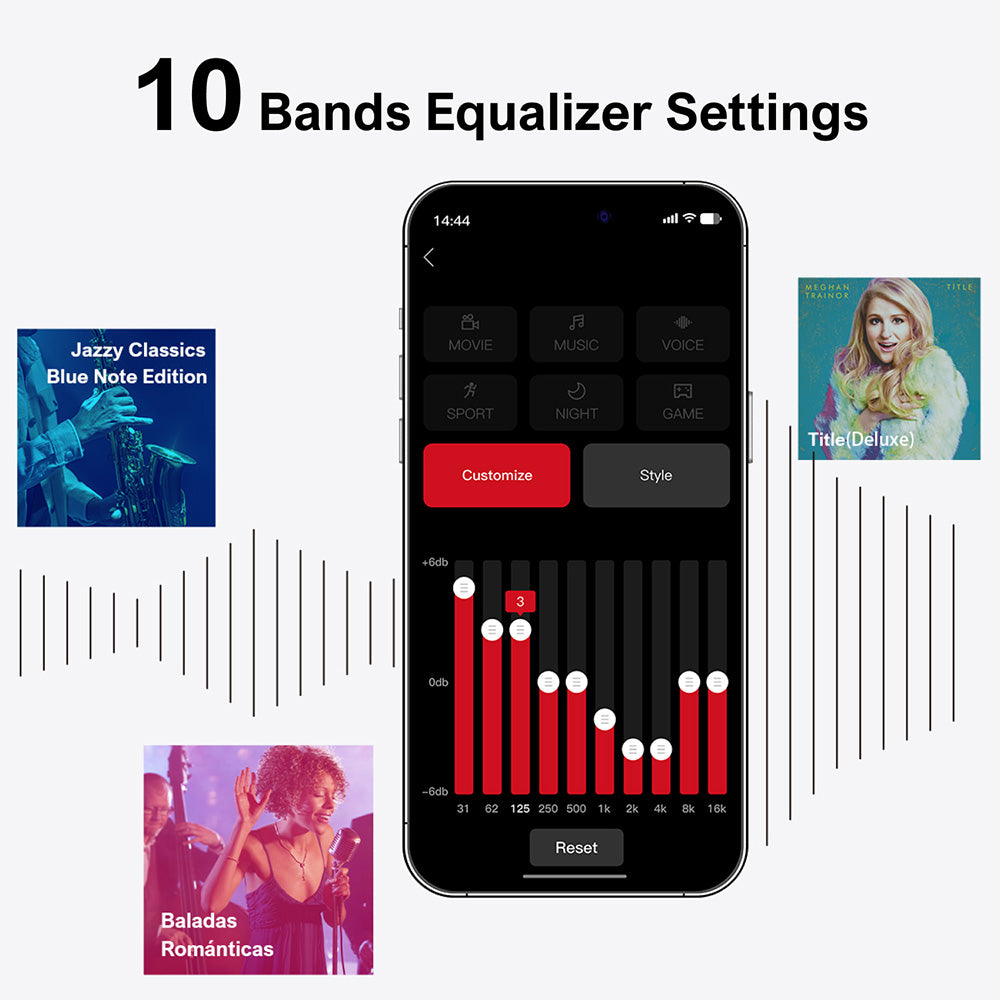 Ultimea Poseidon D70 Soundbar, sada reproduktorů se subwooferem, 7.1 kanálů, 10pásmový ekvalizér, 121 přednastavených ekvalizérů