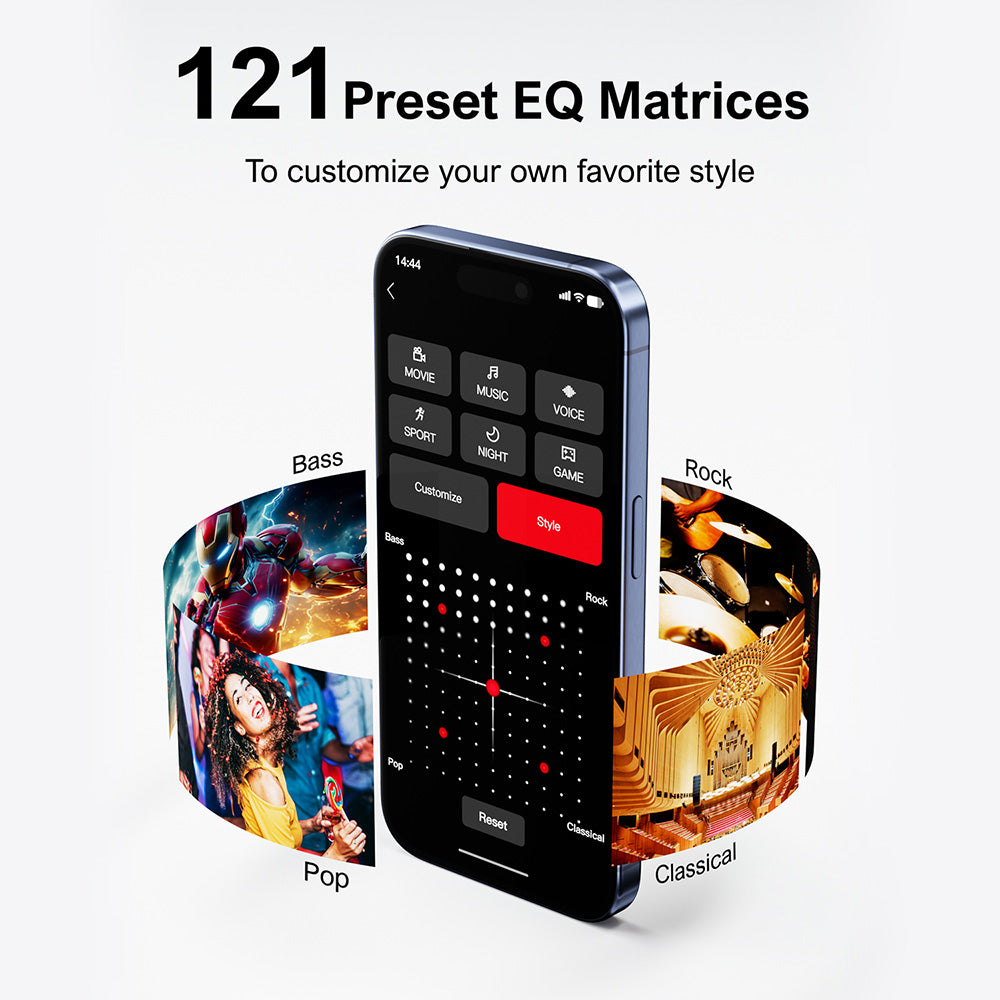 Ultimea Poseidon D70 Soundbar, sada reproduktorů se subwooferem, 7.1 kanálů, 10pásmový ekvalizér, 121 přednastavených ekvalizérů