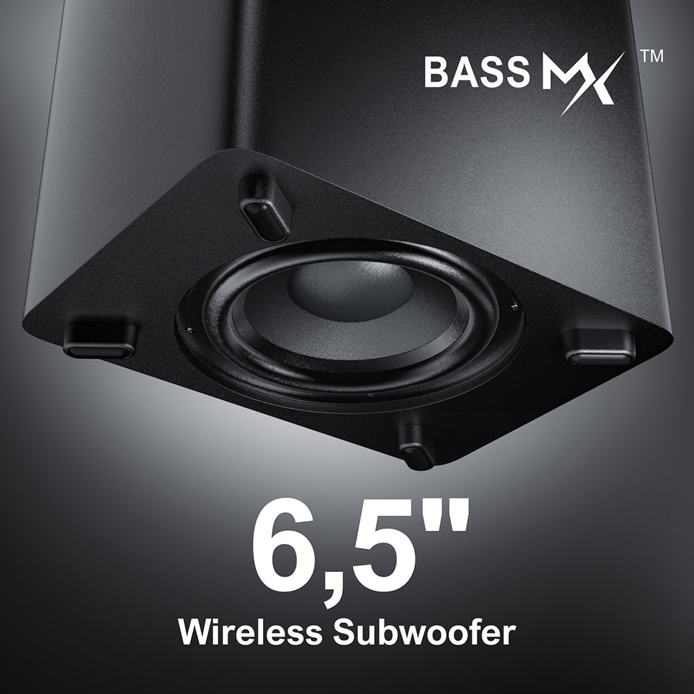 Ultimea Poseidon D70 Soundbar, sada reproduktorů se subwooferem, 7.1 kanálů, 10pásmový ekvalizér, 121 přednastavených ekvalizérů