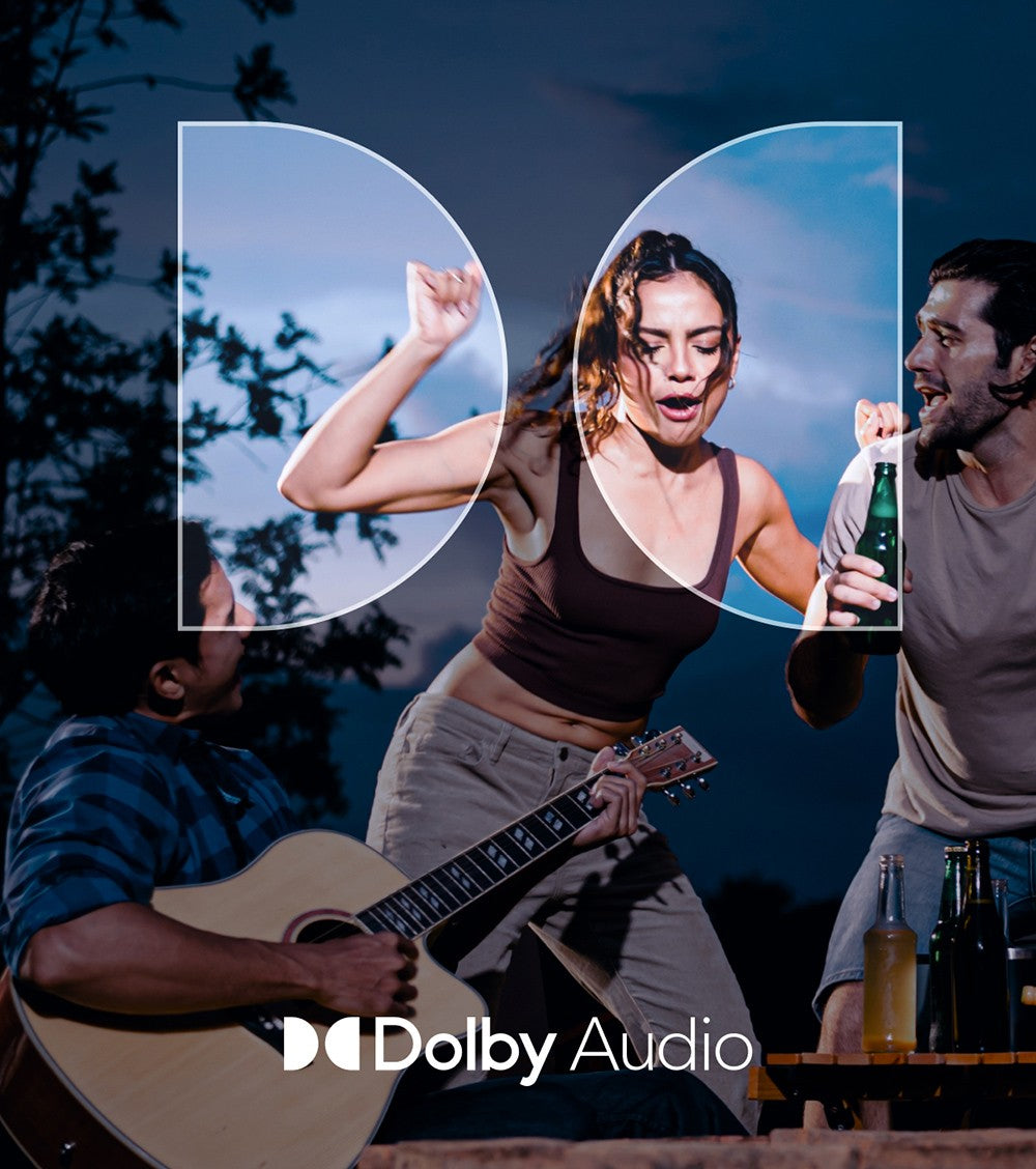 Projektor Ultimea Poseidon E40, 1000 ANSI lumenů, 4K dekódování, nativní rozlišení 1080p, Dolby Audio, 2 x 10W reproduktory, WiFi 6, Bluetooth 5.3