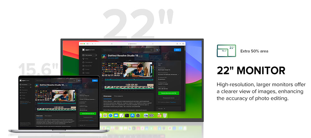 PERFECT UMax22 22palcový přenosný monitor, obnovovací frekvence 60 Hz, IPS obrazovka 2560*1440, 100% sRGB, FreeSync, vestavěné reproduktory, bez ovladačů, HDR, nízká hladina modrého světla, 180° nastavitelný stojan, 2*USB-C, 1*Mini HDMI, 1*Micro USB-B OTG, 1*Audio Jack - EU zástrčka